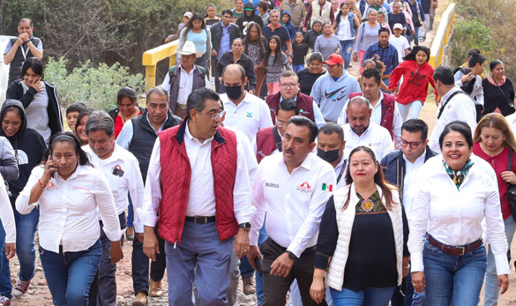 En Puebla, los recursos rinden porque son invertidos en el pueblo: Sergio Salomón