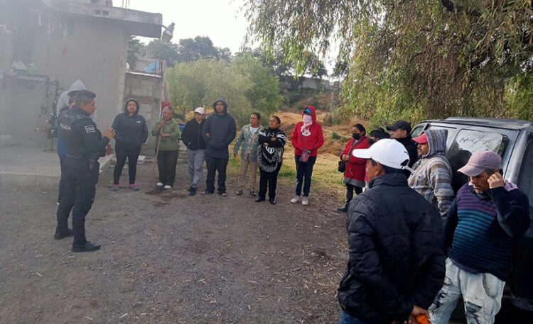 Policía Municipal de Ocoyucan mantiene acercamiento con la población