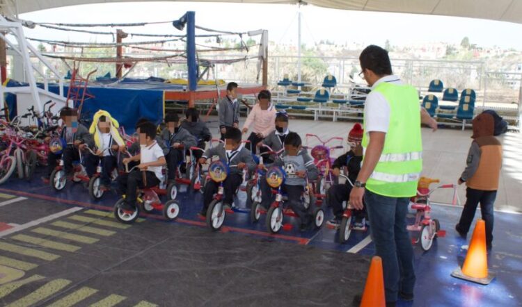 Mediante «Parque Vial», gobierno estatal procura desarrollo de la niñez poblana