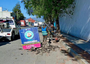 El programa de Bacheo Contigo y con Rumbo arranca el 2024 tapando 16 mil baches