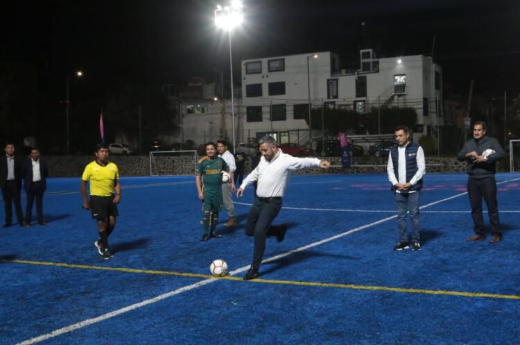 Adán Domínguez puso en marcha Torneo Intergubernamental de Futbol 7 2024