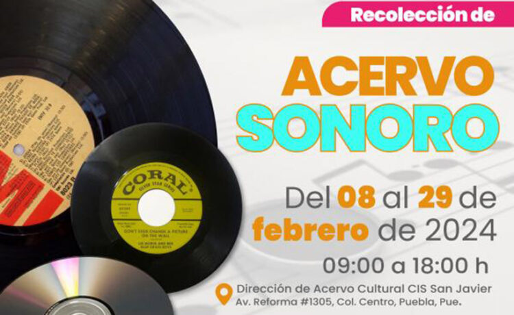 Con recolección comunitaria, gobierno estatal fortalecerá acervo sonoro poblano