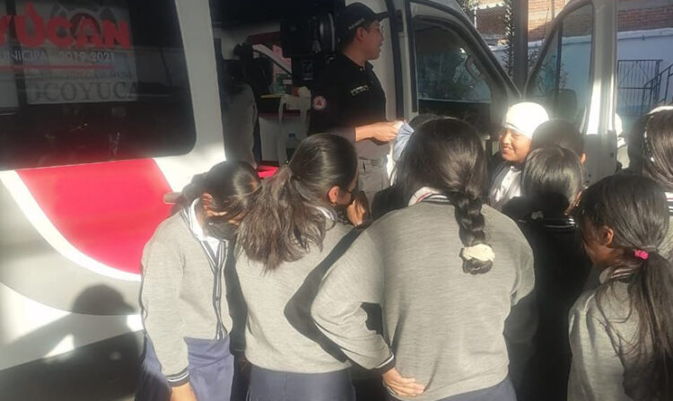 Capacitan a jóvenes en primeros auxilios en Ocoyucan
