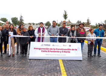 Inaugura el gobernador Sergio Salomón en Mixtla obra por 7.2 mdp