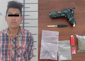 Detiene Unidad Canina de San Andrés Cholula a hombre por portación de instrumento prohibido y delitos contra la salud