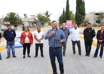 Gobierno Municipal de Puebla mejora la infraestructura de San Pedro Zacachimalpa