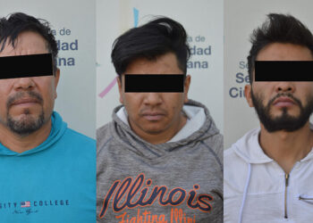 Tres integrantes de la banda de “Los Chapa” fueron detenidos por la policía municipal de Puebla