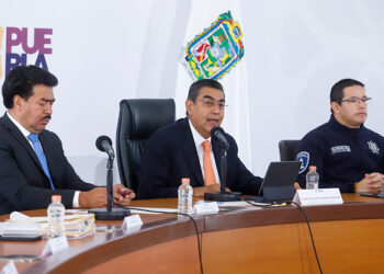 Garantizada en Puebla libre manifestación; actos de violencia son condenables: Sergio Salomón