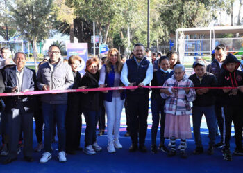 Colonia Belisario Domínguez estrena parque completamente renovado