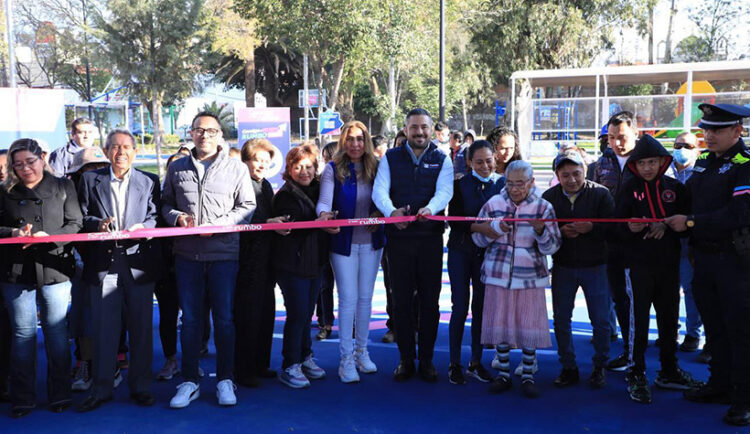 Colonia Belisario Domínguez estrena parque completamente renovado