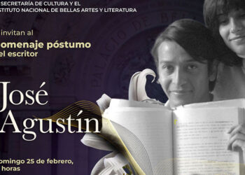 La Secretaría de Cultura y el Inbal rendirán un homenaje póstumo a José Agustín en el Palacio de Bellas Artes