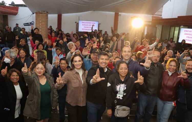 San Francisco Totimehuacan se integra a la estructura panista, Lalo Rivera y Mario Riestra atestiguan