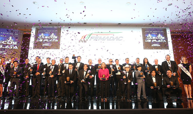 La Federación Mexicana de Automovilismo Deportivo, galardonó a lo mejor del 2023 con los Cascos de Plata