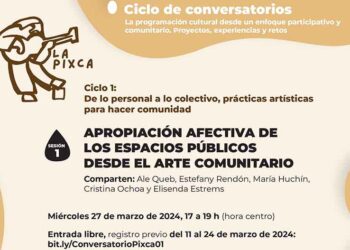 Participa en los conversatorios sobre programación cultural desde un enfoque participativo y comunitario
