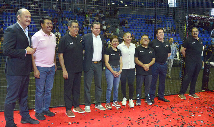Encabezan Rectora Lilia Cedillo y el gobernador Sergio Salomón la premiación de la final del Torneo A1 Pádel Puebla 2024