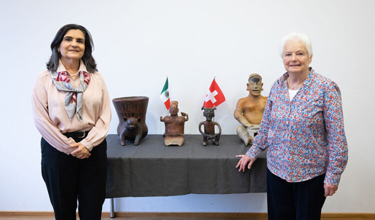 Suiza restituye 24 piezas arqueológicas a México