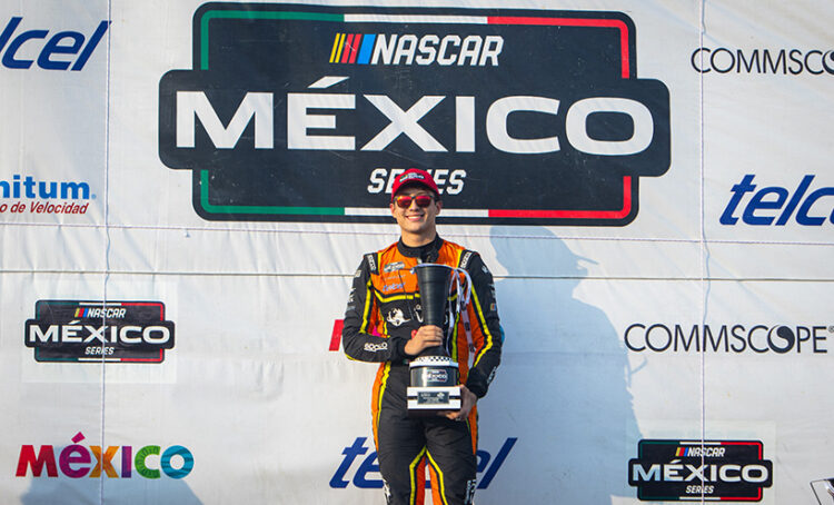 Andrik Dimayuga llega a la nocturna de Chihuahua, como líder de Nascar Challenge