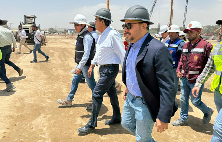 Acompaña Céspedes Peregrina al Rector del IPN a supervisar los avances del CIITA y Campus Puebla