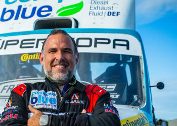 “El Árabe” Juan Cantú by Compass Blue, tendrá en casa el primer compromiso de los Tractocamiones 2024