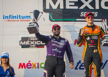 Podio de NASCAR Challenge, para el AGA Racing Team y Marco Marín en Chiapas