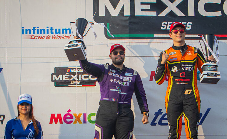 Podio de NASCAR Challenge, para el AGA Racing Team y Marco Marín en Chiapas