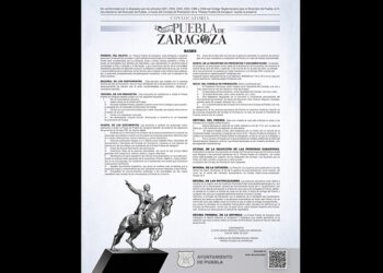 Abierta la convocatoria para la condecoración «Presea Puebla de Zaragoza”