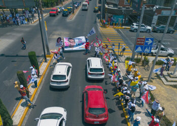 Roxana Luna encabeza brigada masiva dominical