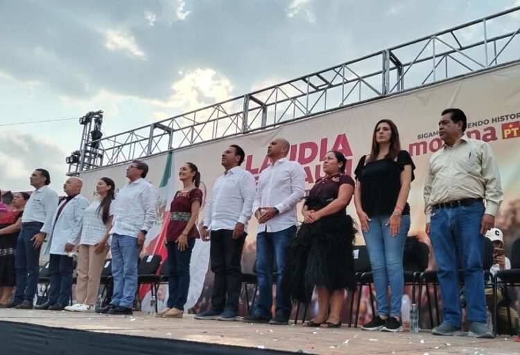 “Tendremos a una mujer humanista y transformadora como primera presidenta de México”, afirmó Maiella Gómez