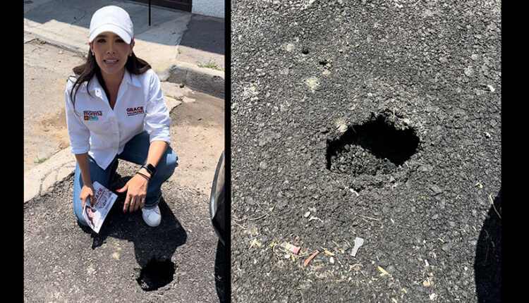 Denuncia Grace Palomares obras inconclusas de Agua de Puebla