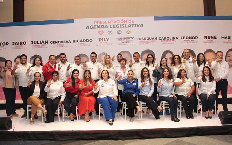 Candidatos a legisladores federales por la coalición “Fuerza y Corazón por México” presentan su propuesta de agenda legislativa