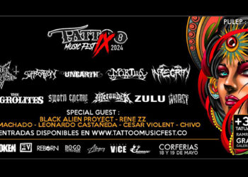 Tattoo Music Fest celebra su novena edición el próximo 18 y 19 de mayo en Corferias