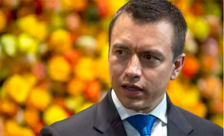 Abogados denuncian penalmente a Noboa por ordenar violar territorio nacional