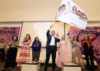 Mujeres refrendan apoyo a Sheinbaum y establecen alianza con Armenta