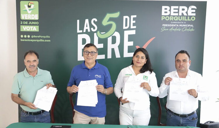 Firma Bere Porquillo Compromiso por el Desarrollo Sustentable y la Acción Climática