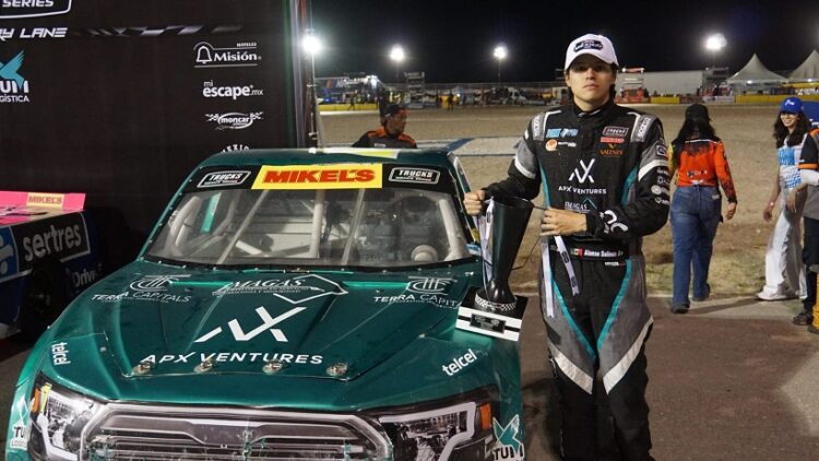 Alonso Salinas consigue segundo podio consecutivo en Trucks