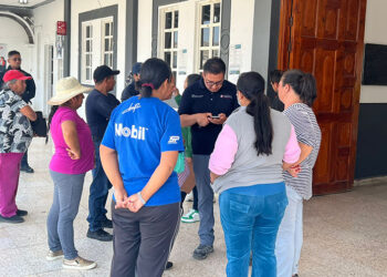 Supervisan viviendas afectadas por lluvias en Cañada Morelos