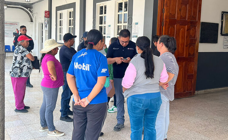 Supervisan viviendas afectadas por lluvias en Cañada Morelos