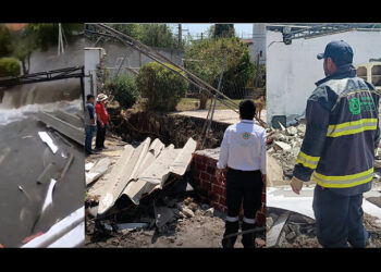 Atiende Protección Civil daños y evalúa estructuras afectadas por lluvias