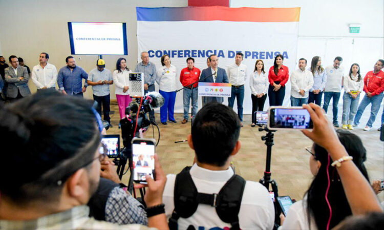 La evidencia es clara, golpes bajo el cinturón y nexos con la delincuencia en campaña de Armenta y Chedraui: Eduardo Rivera y Mario Riestra