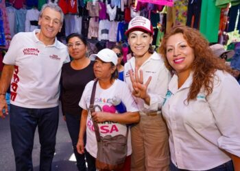 Pepe Chedraui realizó campaña proselitista en Loma Bella