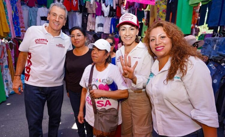 Pepe Chedraui realizó campaña proselitista en Loma Bella