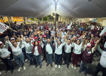 Mil 500 cholultecas en Zacapechpan respaldan a Tonantzin Fernández, a 12 dias de finalizar la campaña