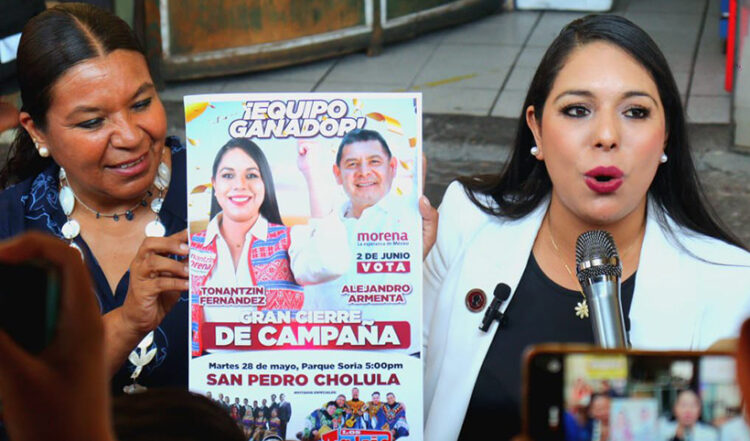 Invita Tonantzin Fernández a su gran cierre de campaña