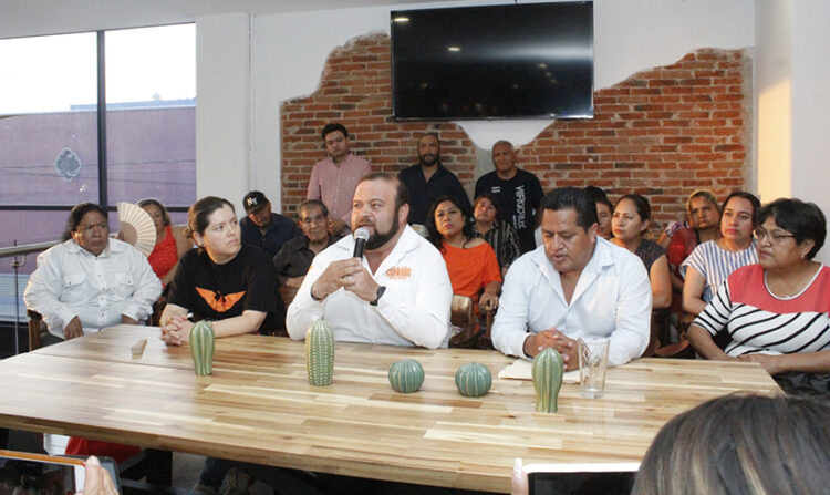 Liderazgos panistas expresan su adhesión a la candidatura de Isauro López “Chawaro”