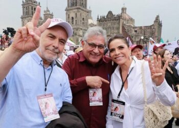 Grandes empresarios acuden a cierre de campaña de Claudia Sheinbaum: Olivia Salomón