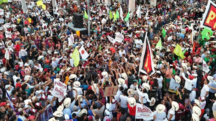 Más de 2 millones 270 mil personas muestran su apoyo a Claudia Sheinbaum en toda la República Mexicana