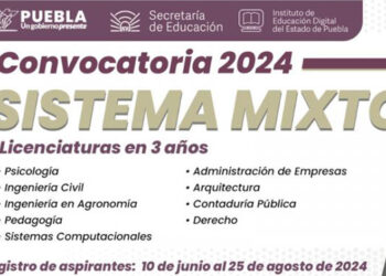 Abre IEDEP convocatoria 2024 para licenciaturas en sistema mixto