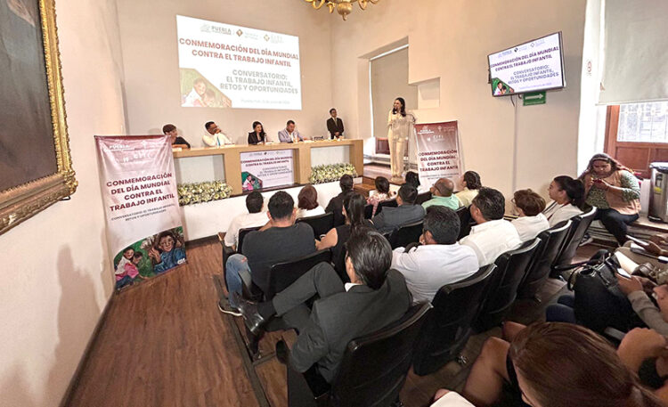 Impulsa gobierno de Puebla acciones coordinadas contra el trabajo infantil
