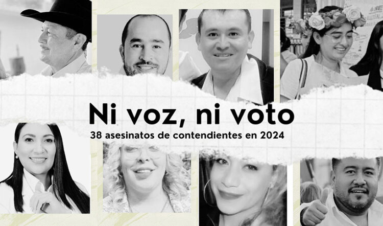 Ni voz ni voto: 38 asesinatos de contendientes electorales en 2024