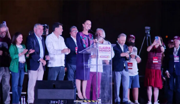 Este es el triunfo del pueblo de México, nuevamente hicimos historia: Claudia Sheinbaum desde el zócalo